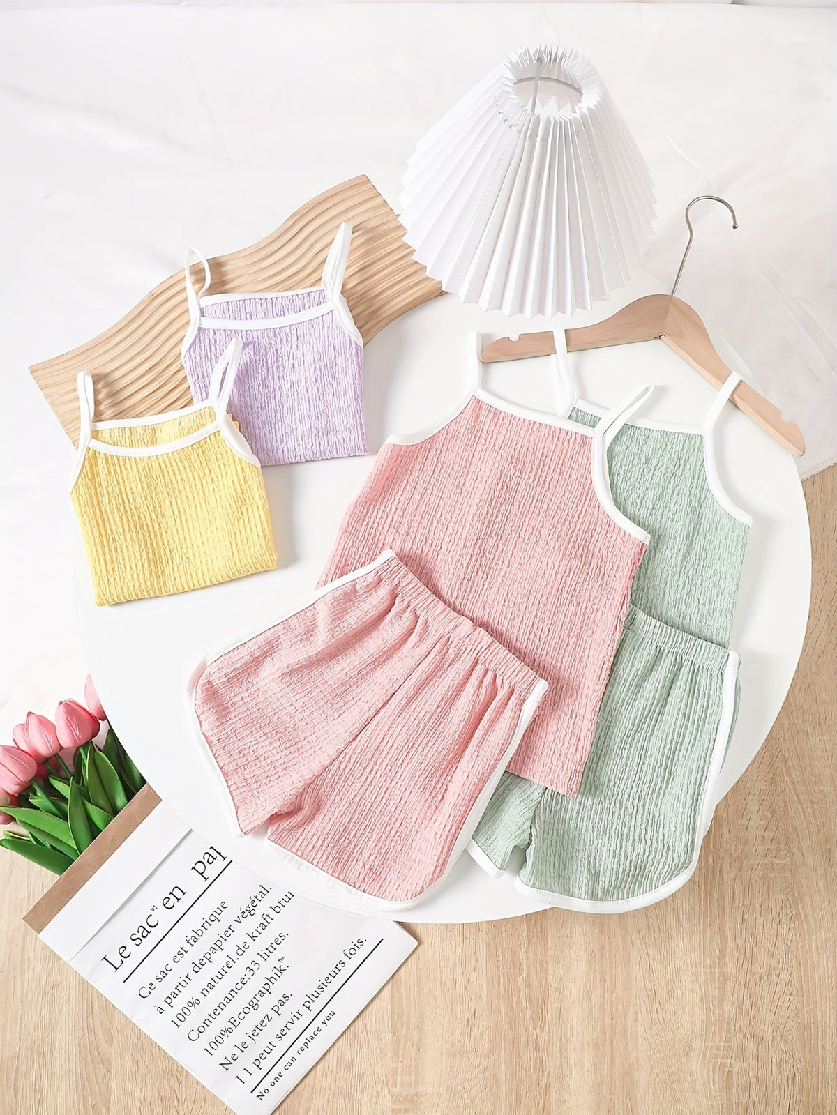 Baby Girl Casual Outfit Set - Sleeveless Summer – view 10