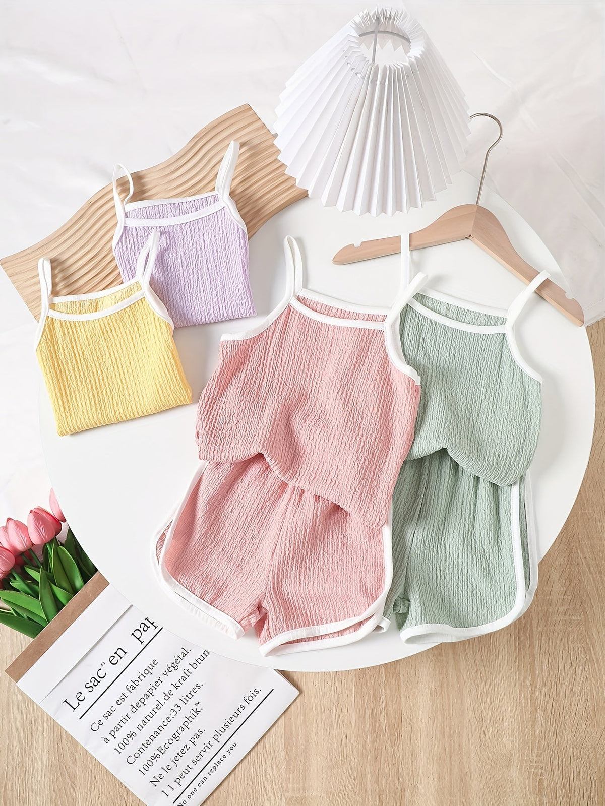 Baby Girl Casual Outfit Set - Sleeveless Summer – view 19