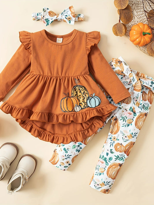Baby Girl Casual Pants - Long Sleeve Fall – main product image
