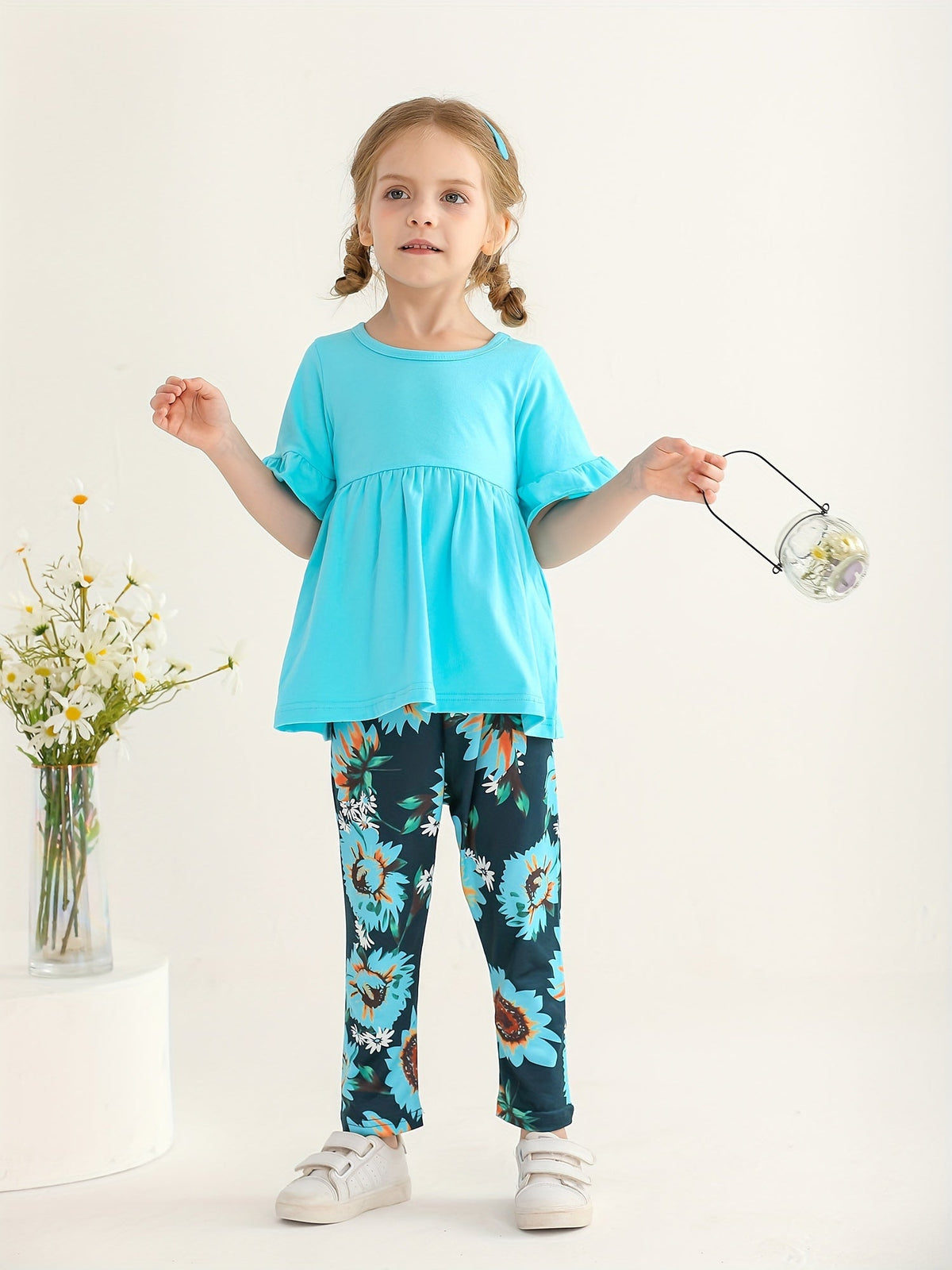 Baby Girl Floral Outfit Set – view 5