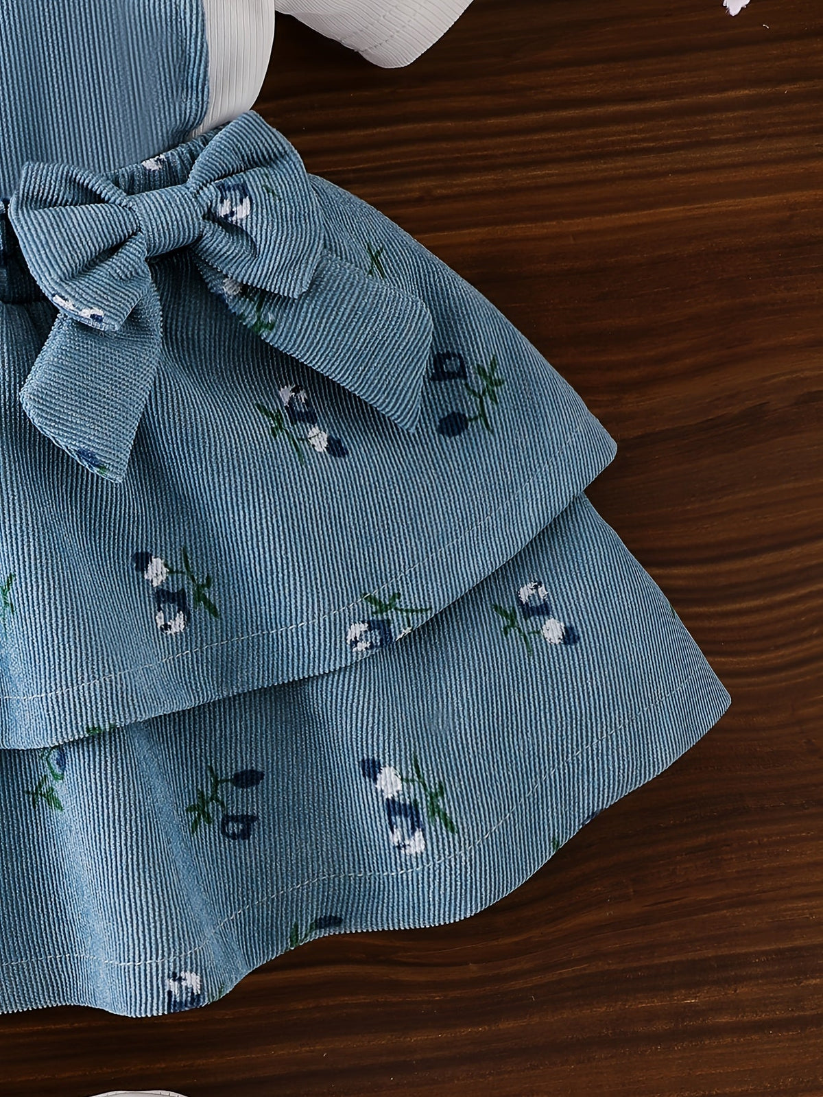 Baby Girl Floral Outfit Set - Short Sleeve Summer – view 6