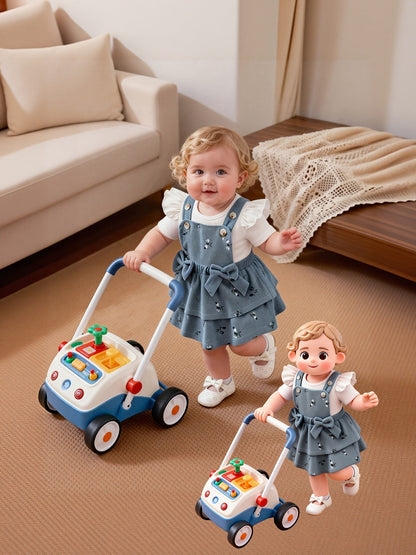 Baby Girl Floral Outfit Set - Short Sleeve Summer – view 8