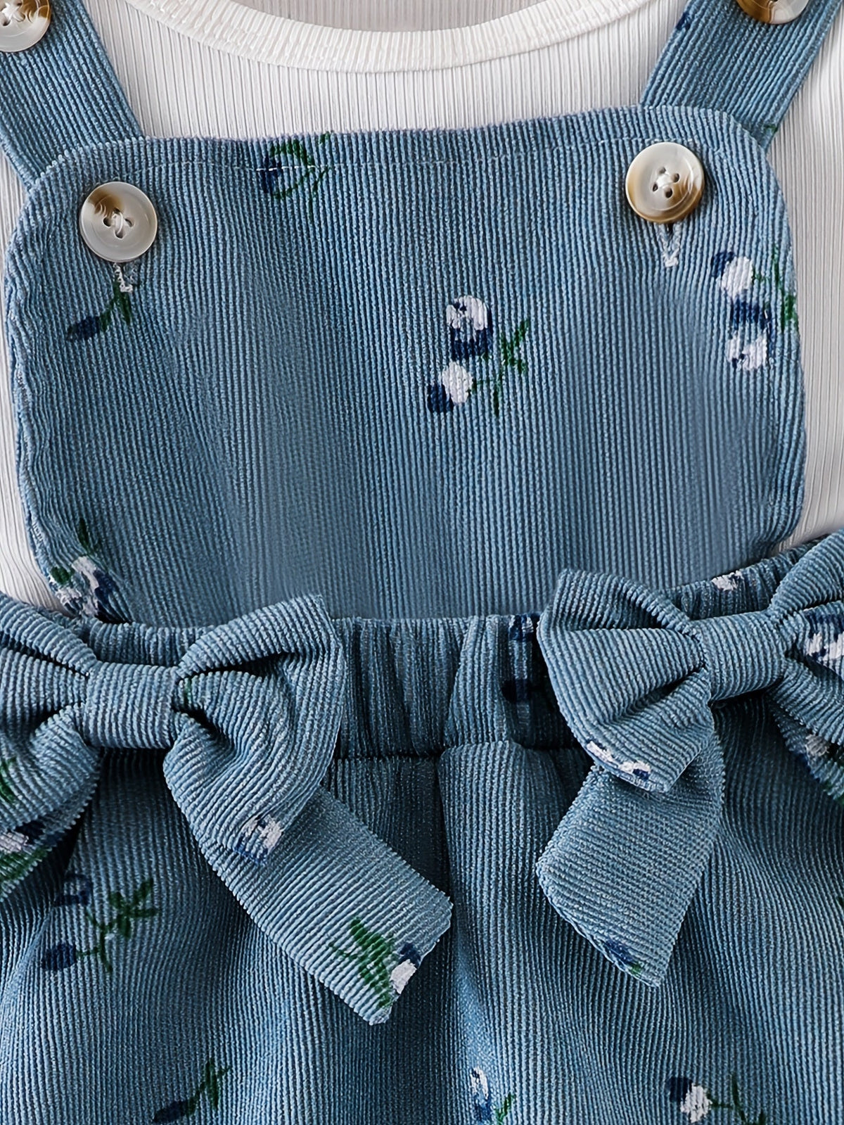 Baby Girl Floral Outfit Set - Short Sleeve Summer – view 18
