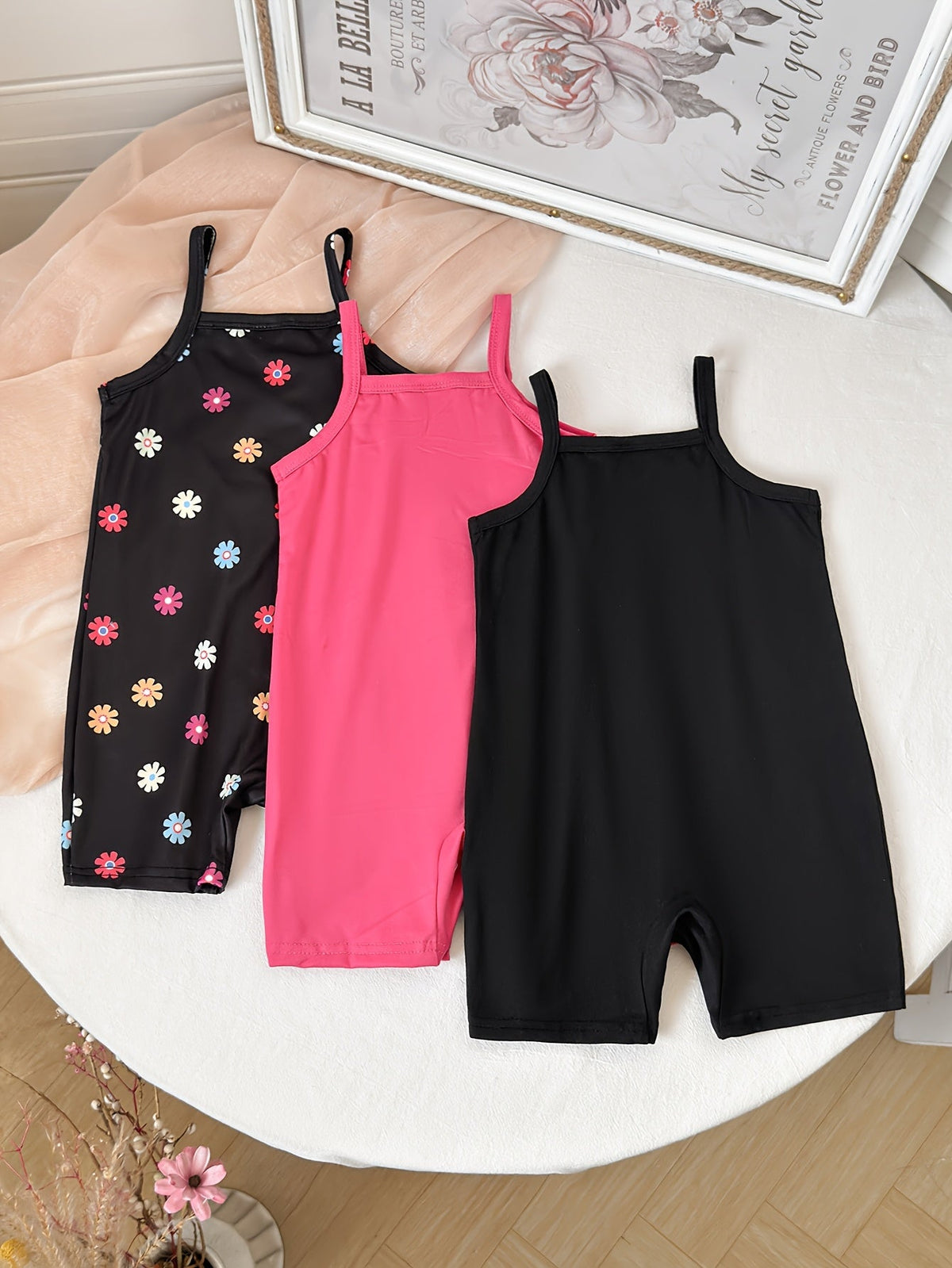 Baby Girl Floral Romper - Summer – view 2