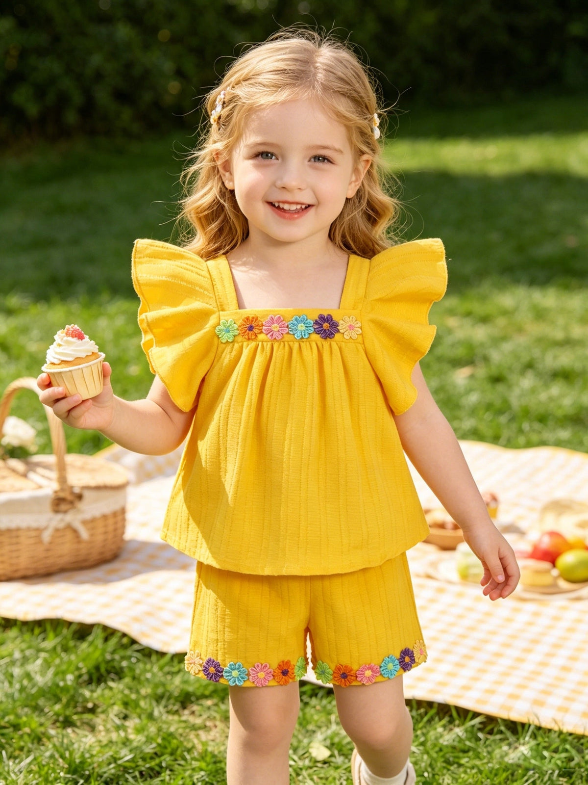 Baby Girl Floral Shorts – view 11