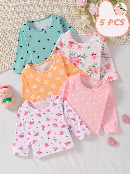 Baby Girl Floral T-Shirt - Long Sleeve Spring – view 10