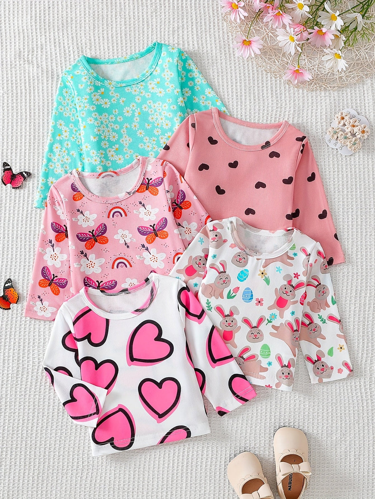 Baby Girl Floral T-Shirt - Long Sleeve Spring – view 14