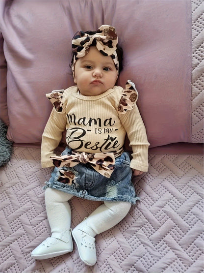 Baby Girl Graphic Outfit Set - Long Sleeve – view 3