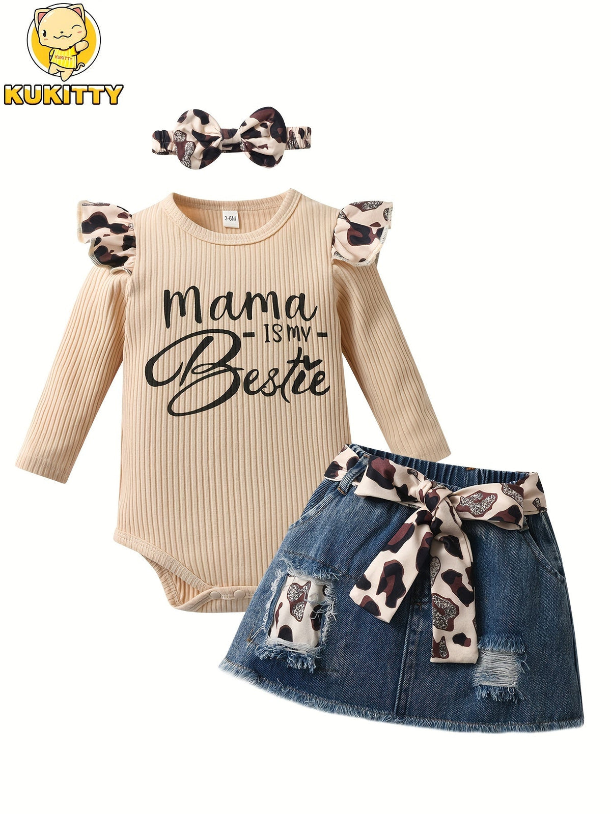 Baby Girl Graphic Outfit Set - Long Sleeve – view 7