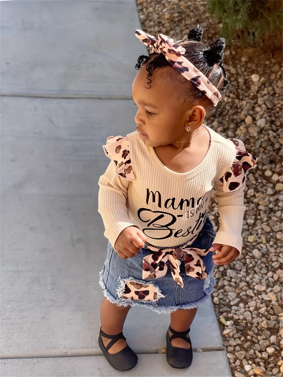Baby Girl Graphic Outfit Set - Long Sleeve – view 11