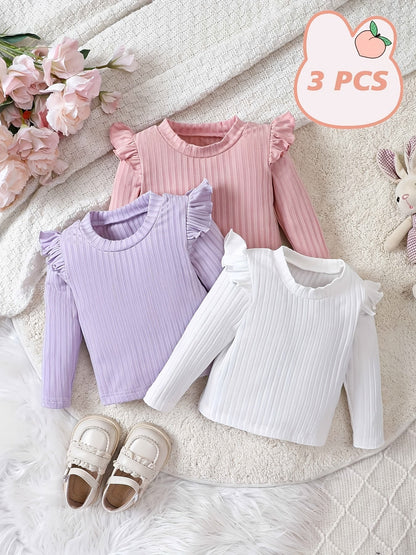 Baby Girl Plaid T-Shirt - Short Sleeve Fall – main product image