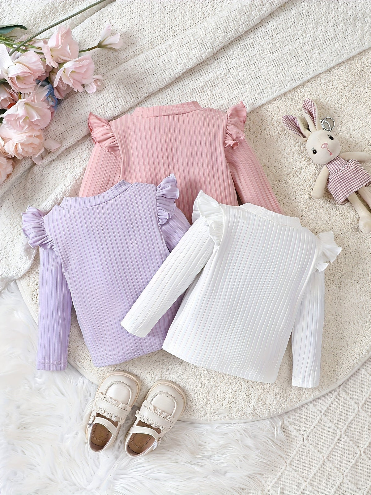 Baby Girl Plaid T-Shirt - Short Sleeve Fall – view 4