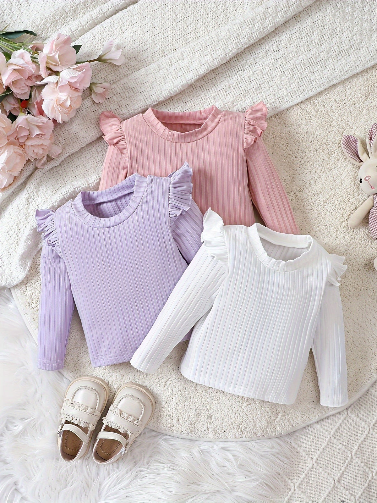 Baby Girl Plaid T-Shirt - Short Sleeve Fall – view 7
