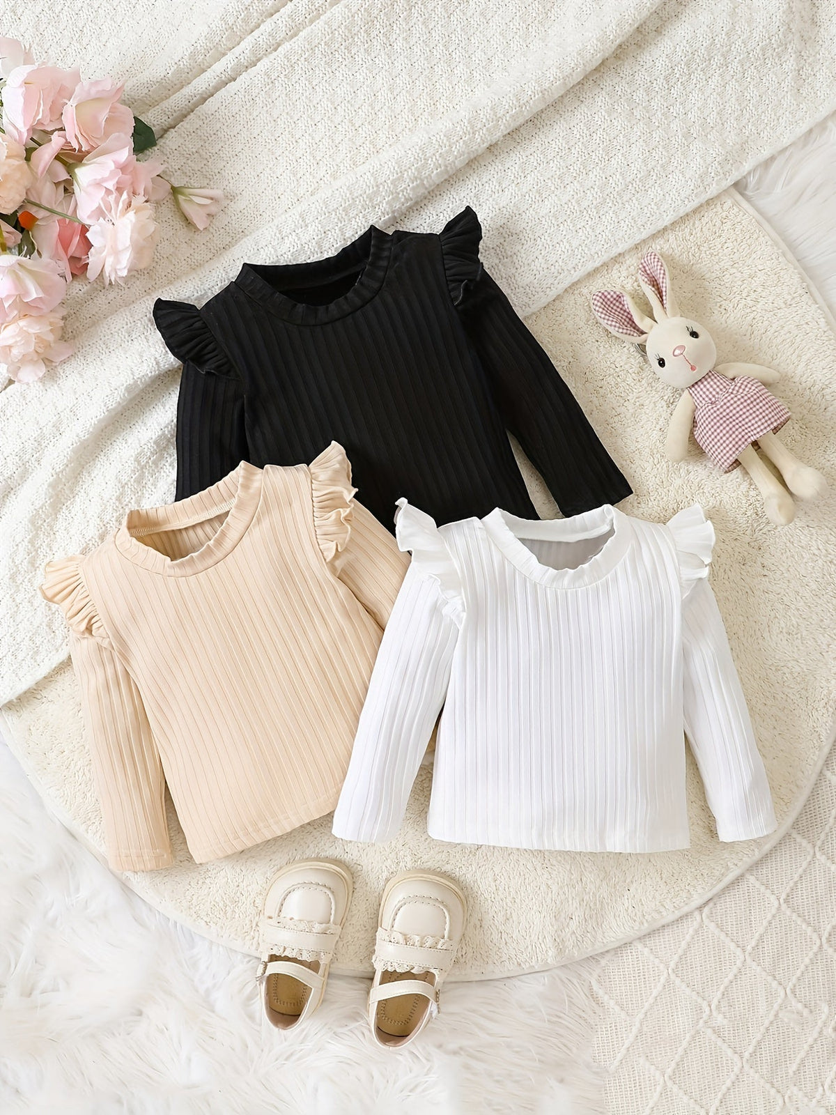 Baby Girl Plaid T-Shirt - Short Sleeve Fall – view 10