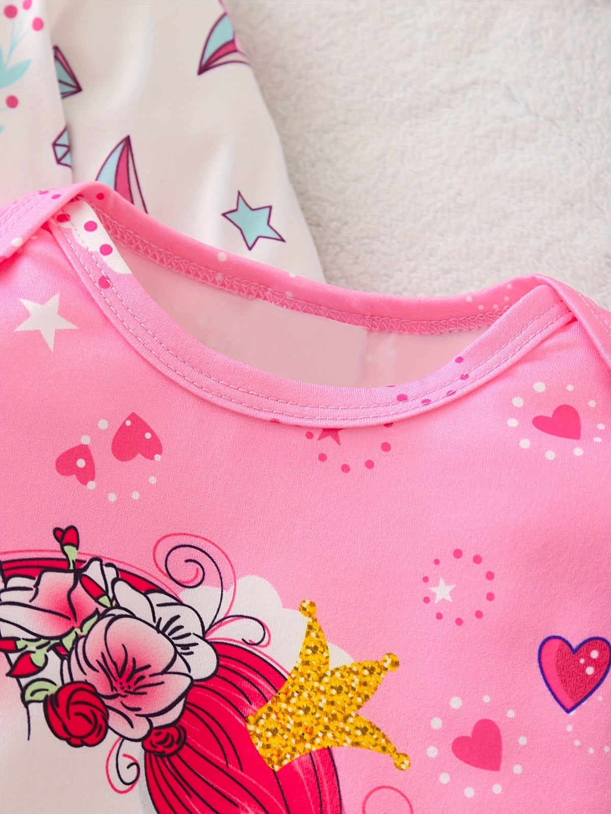 Baby Girl Unicorn Overalls – view 2