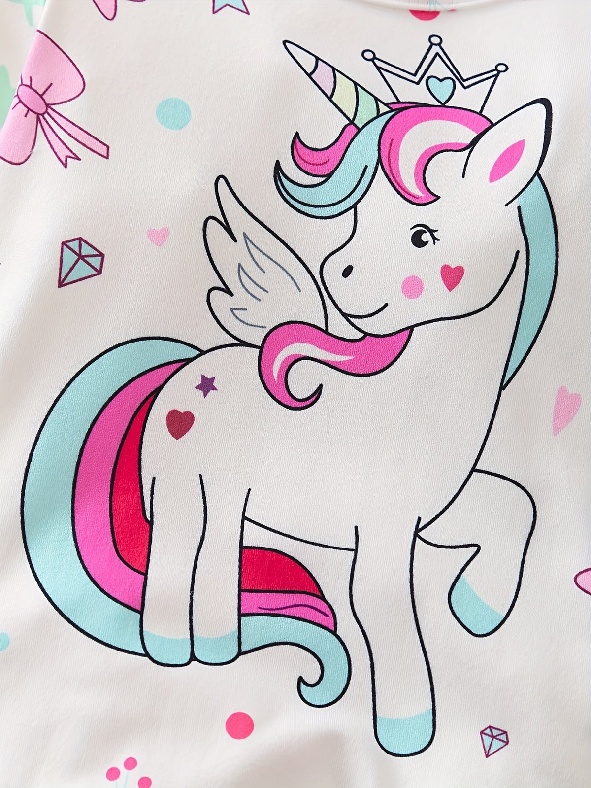 Baby Girl Unicorn Overalls – view 10