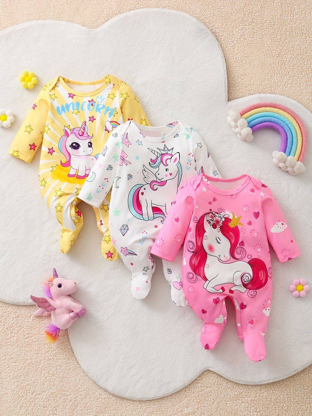 Baby Girl Unicorn Overalls – view 13