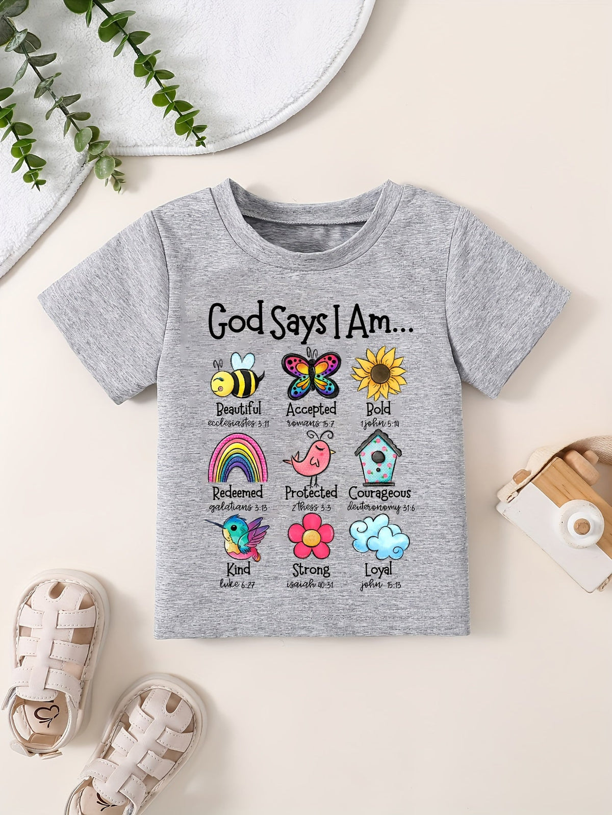 Baby Girls' Inspirational Animal T-Shirt - Short Sleeve – view 3