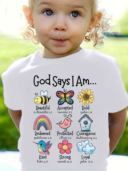 Baby Girls' Inspirational Animal T-Shirt - Short Sleeve – view 12