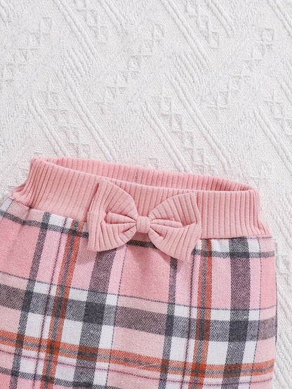 Baby Girls Outfit Set - 2-Piece Plaid – view 6