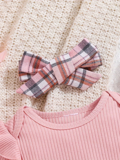 Baby Girls Outfit Set - 2-Piece Plaid – view 11