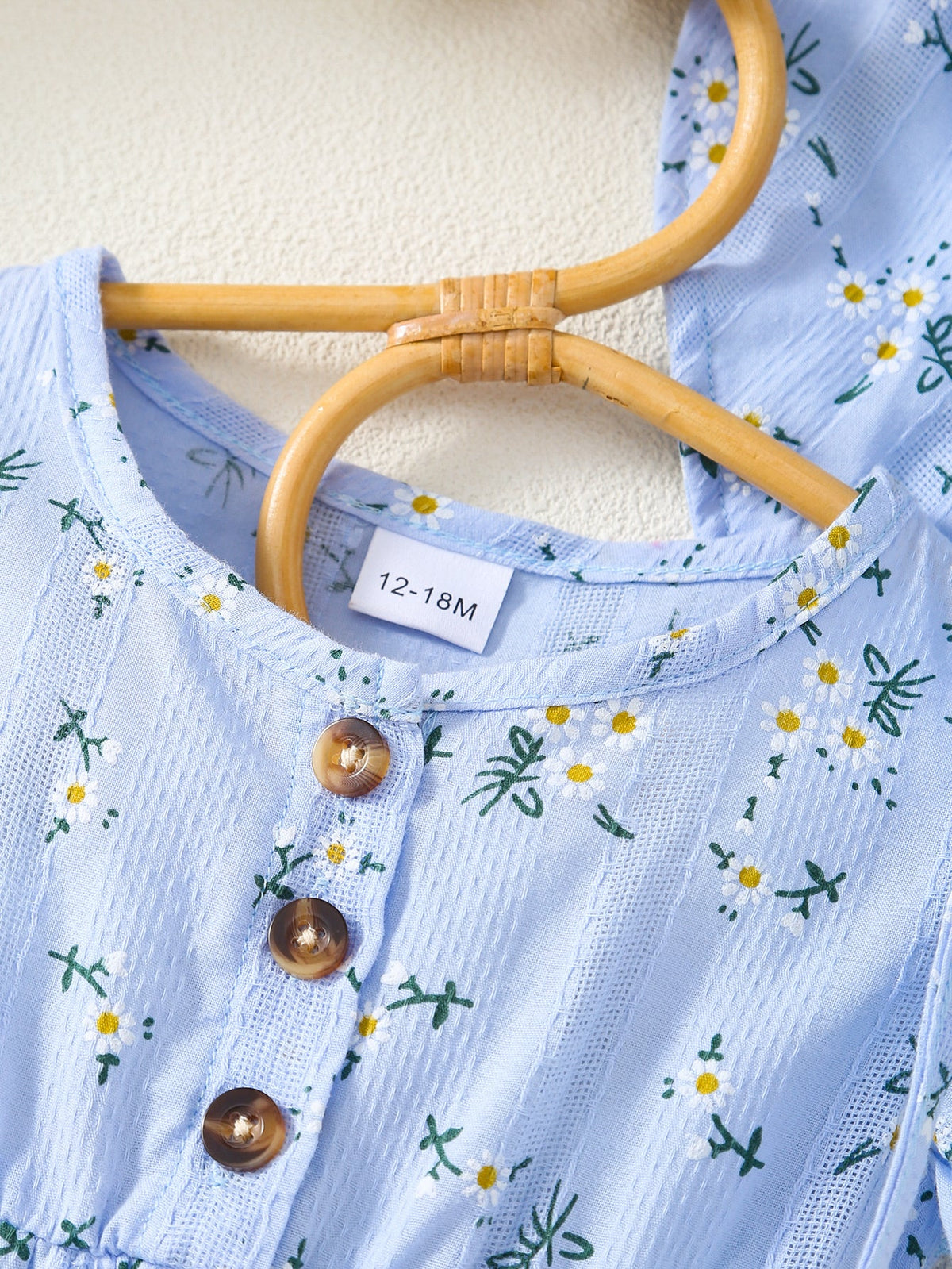 Baby Girls Outfit Set - 3-Piece Floral Ruffle – view 7