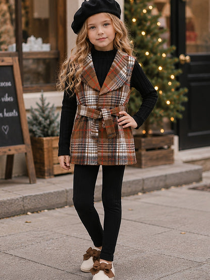 Baby Girls Outfit Set - 4-Piece Plaid – view 15