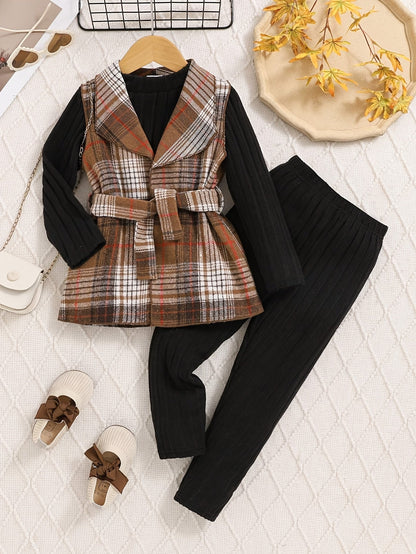 Baby Girls Outfit Set - 4-Piece Plaid – view 20