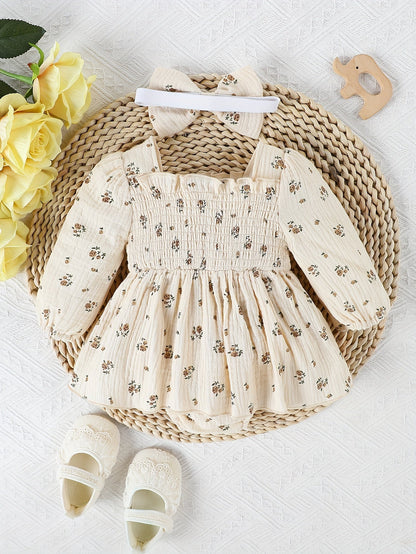 Baby Girls Outfit Set - Floral – view 3