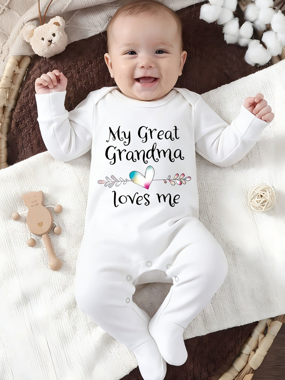 Baby Graphic Bodysuit - Long Sleeve Fall – view 4
