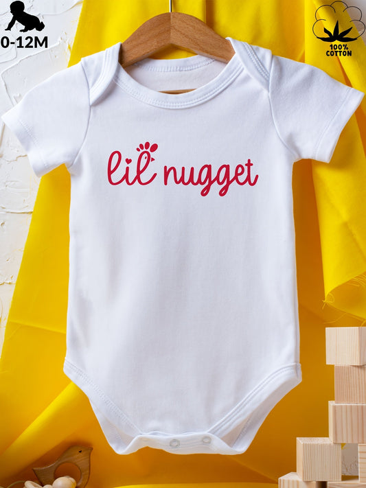 Baby Graphic Bodysuit – White – main product image