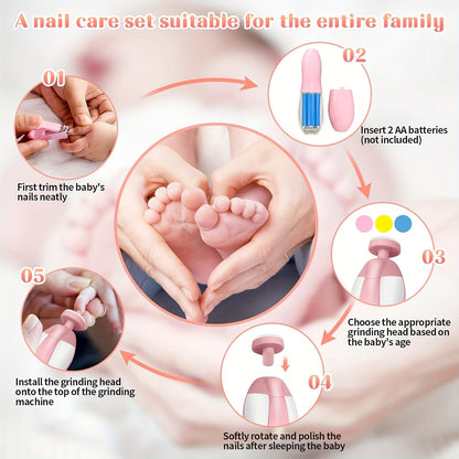 Baby Grooming Kit 24-in-1 - Electric Nail Trimmer – view 3