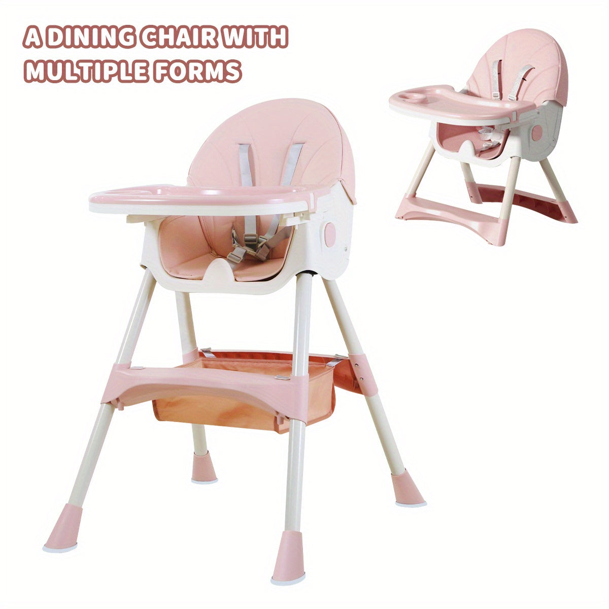 Baby High Chair - Portable Foldable Children Are – view 3