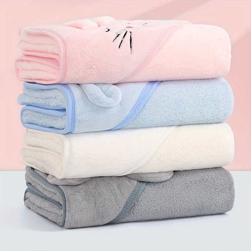 Baby Hooded Towel Set - Soft Absorbent Animal Designs – view 6