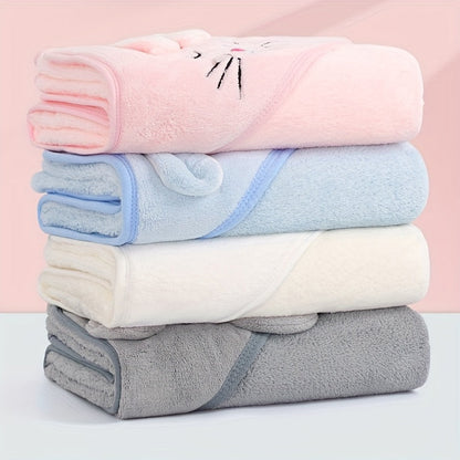 Baby Hooded Towel Set - Soft Absorbent Animal Designs – view 6