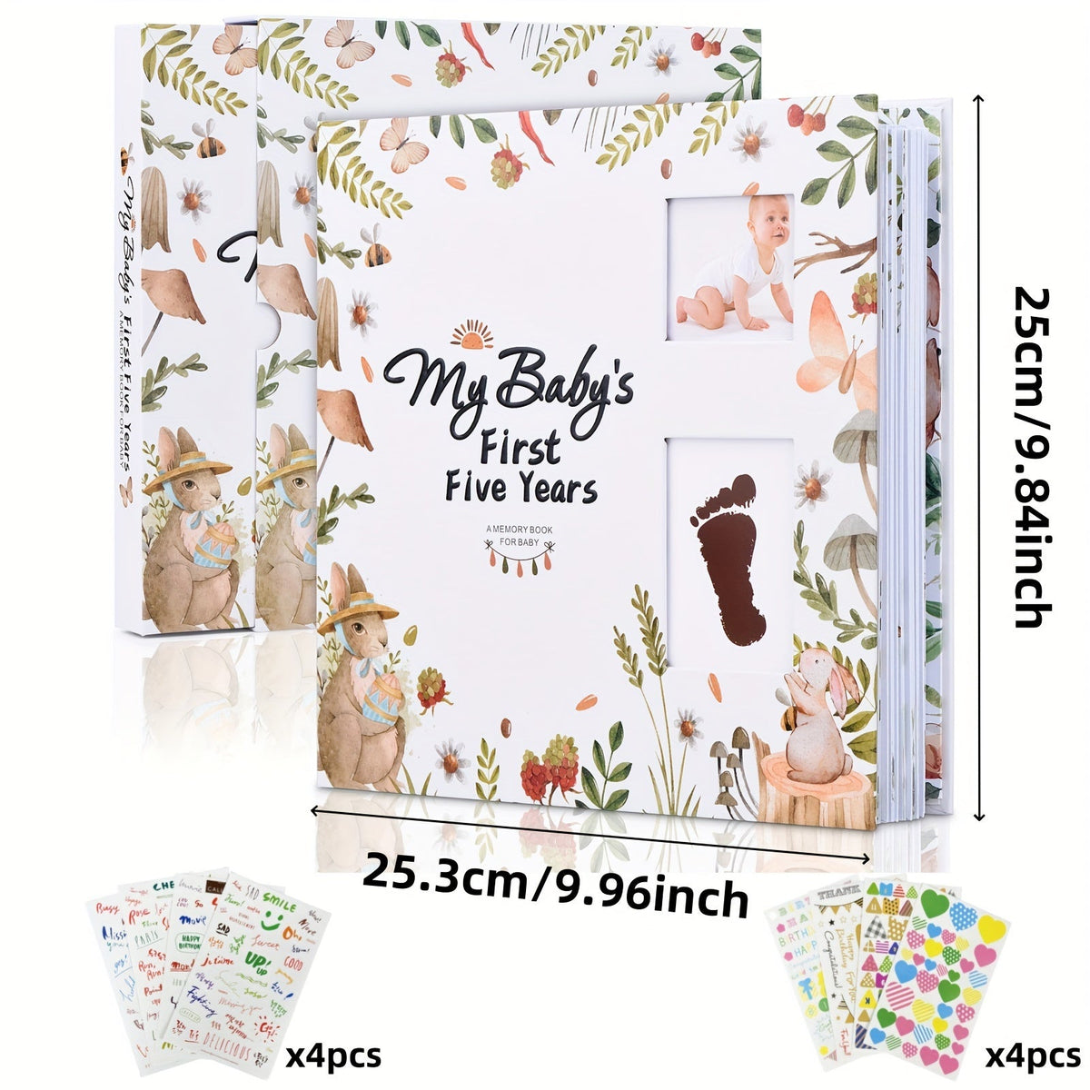 Baby Memory Book - Birth to Age Five Keepsake Journal – view 2