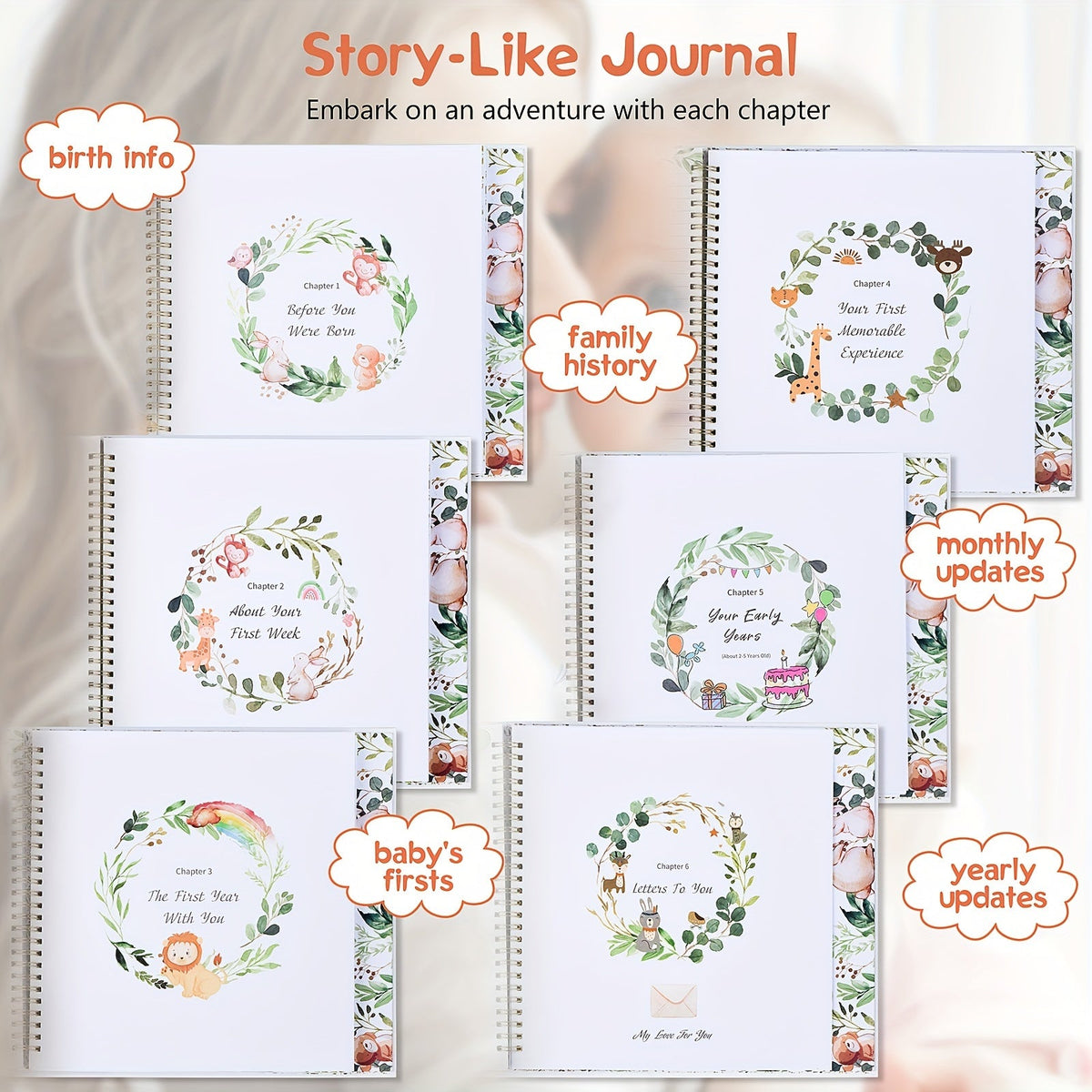Baby Memory Book - Birth to Age Five Keepsake Journal – view 3