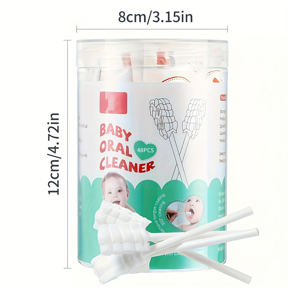 Baby Oral Care - 48-pcs Tongue Cleaner Toothbrush – view 2