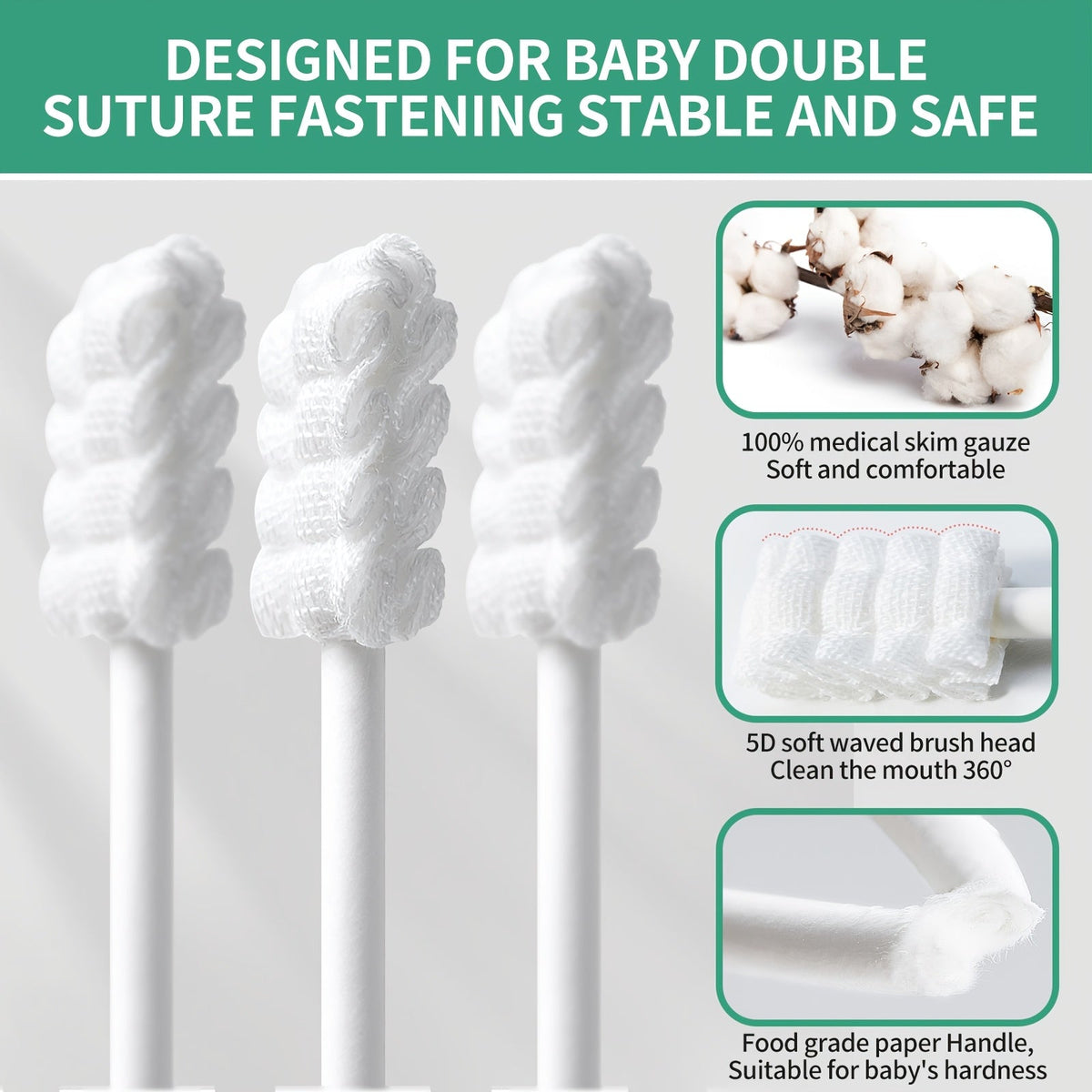 Baby Oral Care - 48-pcs Tongue Cleaner Toothbrush – view 6