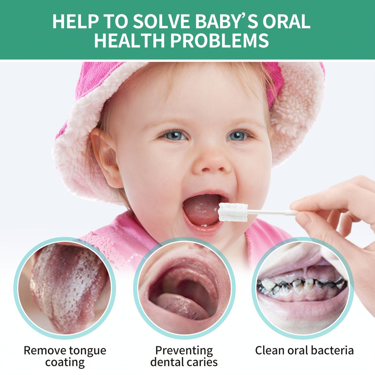 Baby Oral Care - 48-pcs Tongue Cleaner Toothbrush – view 10