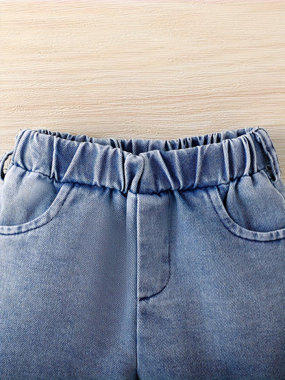 Baby Outfit Set - Denim-Look Short Sleeve – view 19
