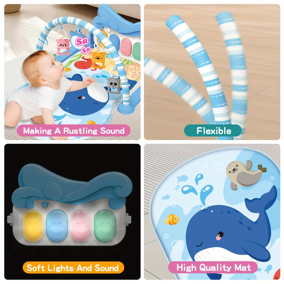 Baby Play Gym - Mat Floor Kick Piano – view 3