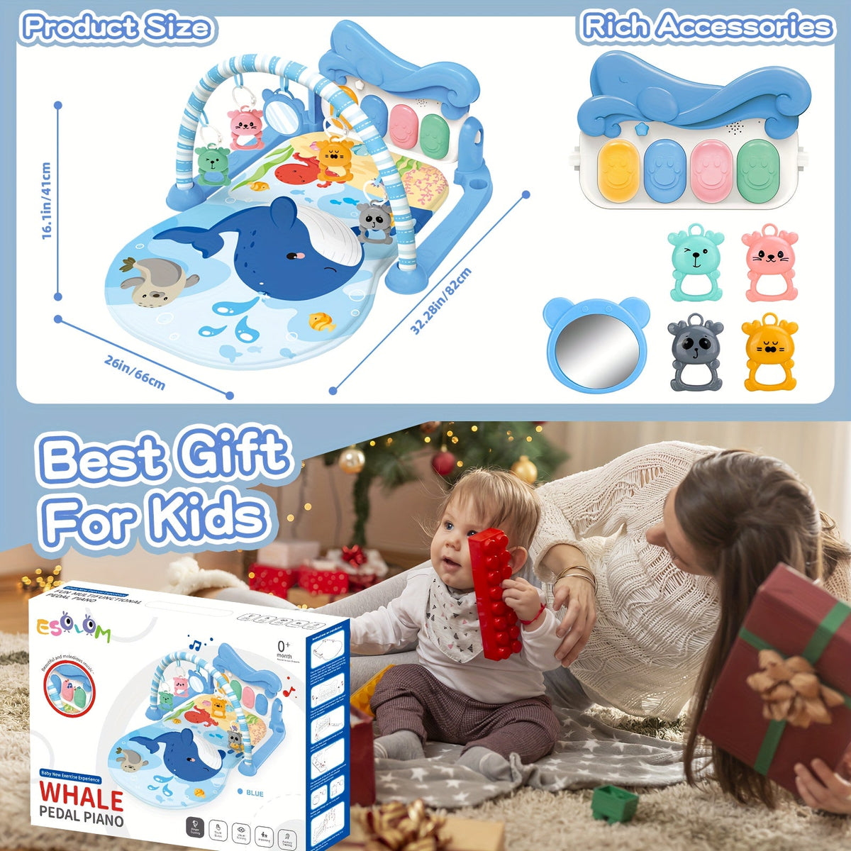Baby Play Gym - Mat Floor Kick Piano – view 5