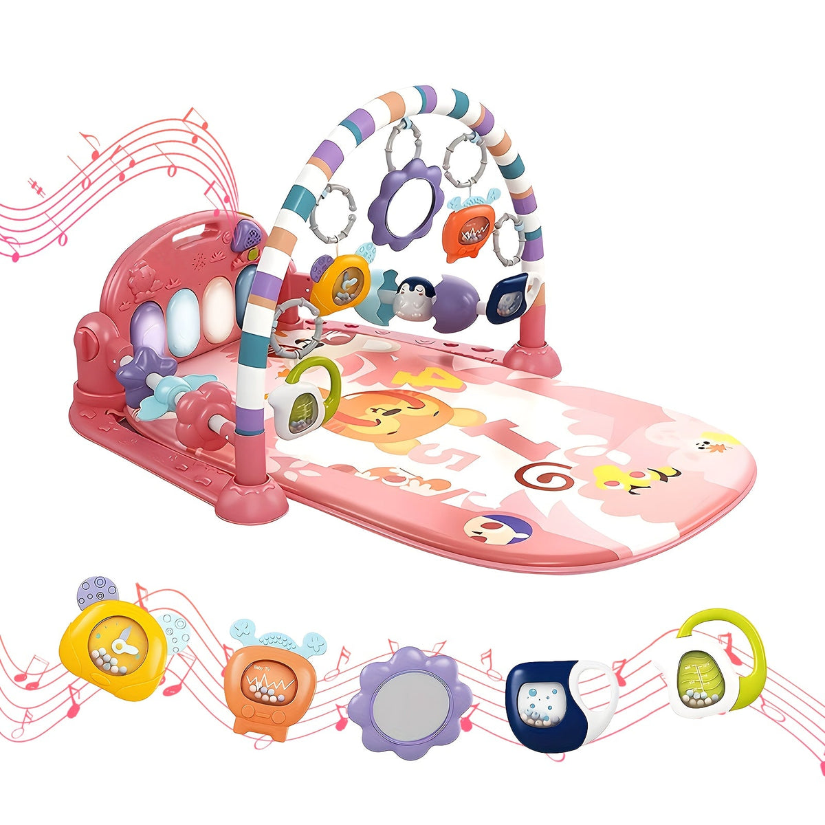 Baby Play Gym - Mat Musical Piano Lights – view 10