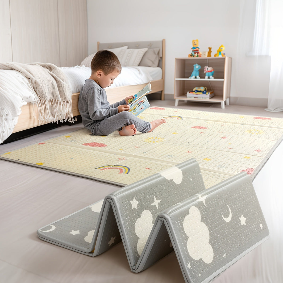 Baby Play Mat - Foldable Reversible Waterproof Padded 5877 – view 2