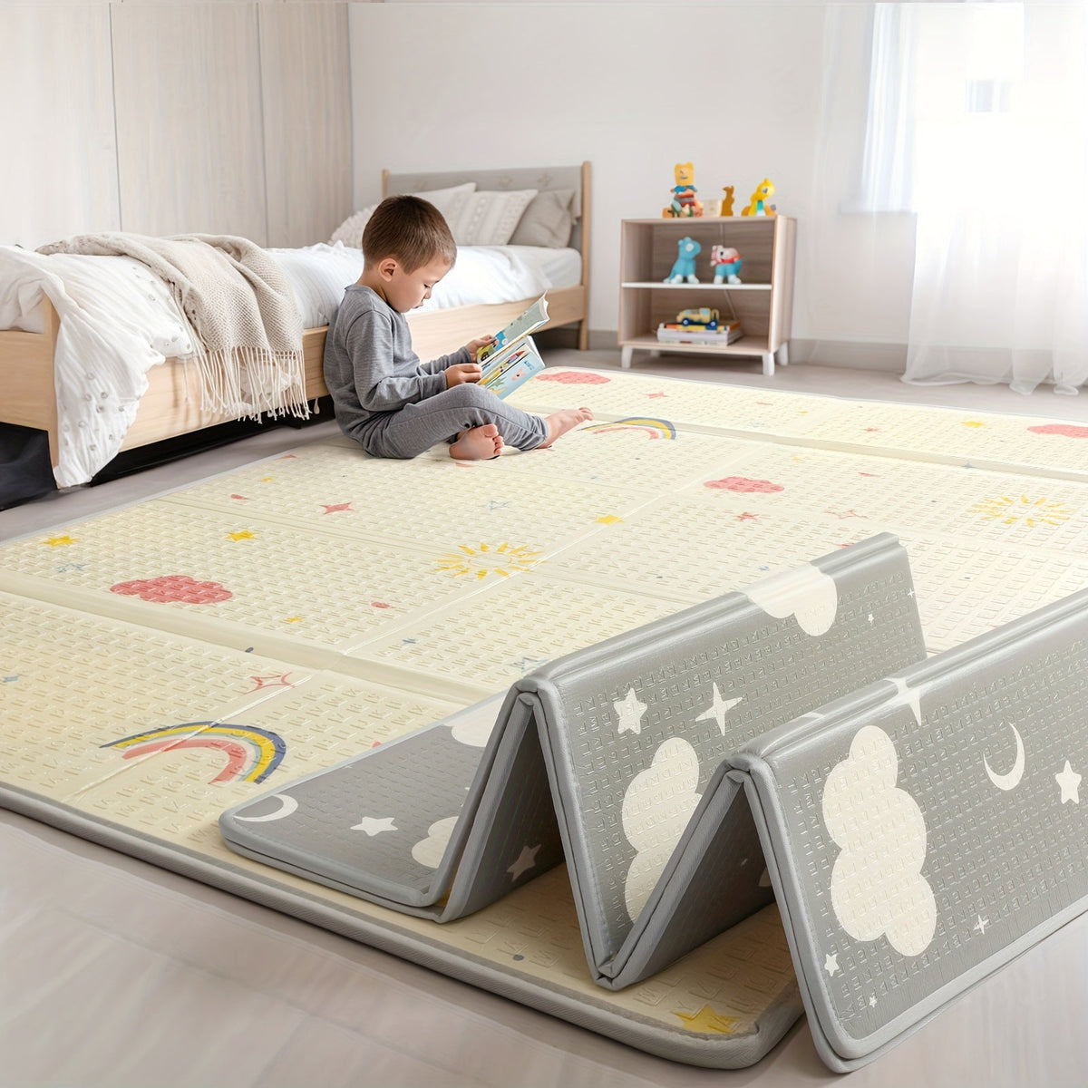 Baby Play Mat - Foldable Reversible Waterproof Padded 5877 – view 5