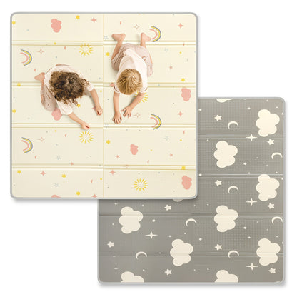 Baby Play Mat - Foldable Reversible Waterproof Padded – view 3