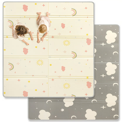 Baby Play Mat - Foldable Reversible Waterproof Padded – view 9