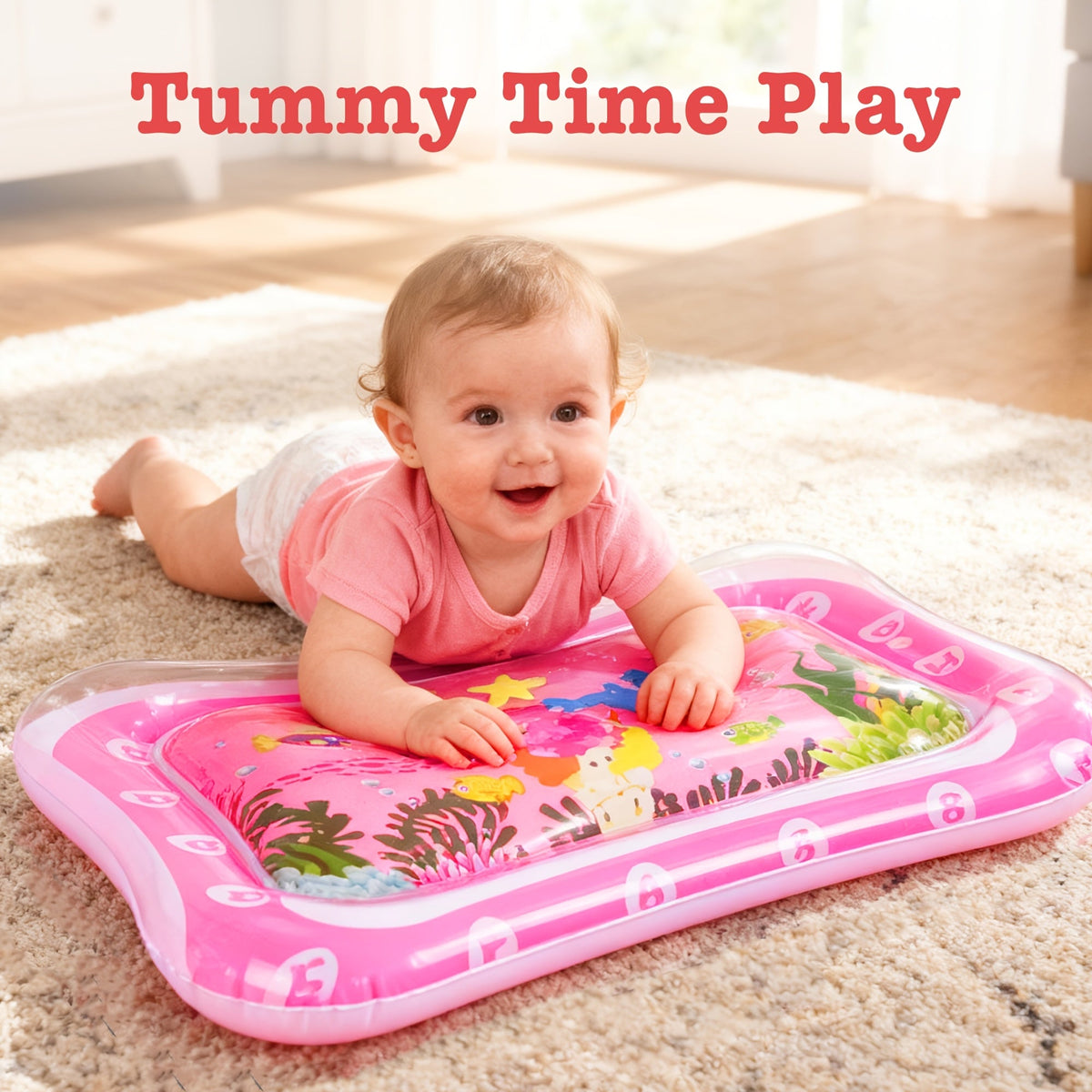 Baby Play Mat - Inflatable Dolphin Water Encourage – view 7