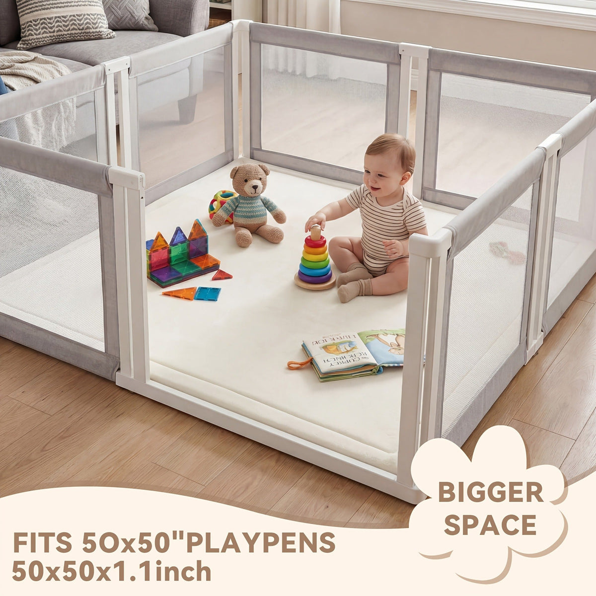 Baby Play Mat - Non-Slip Soft Extra Large – view 12
